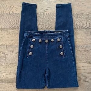 Veronica Beard Jane High Rise Skinny Jeans